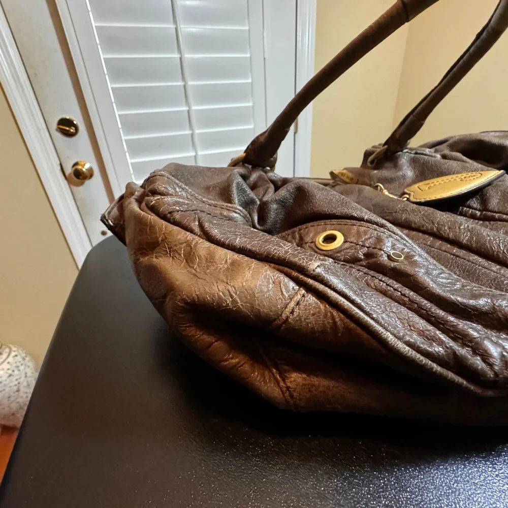 Juicy Couture dark green shoulder bag